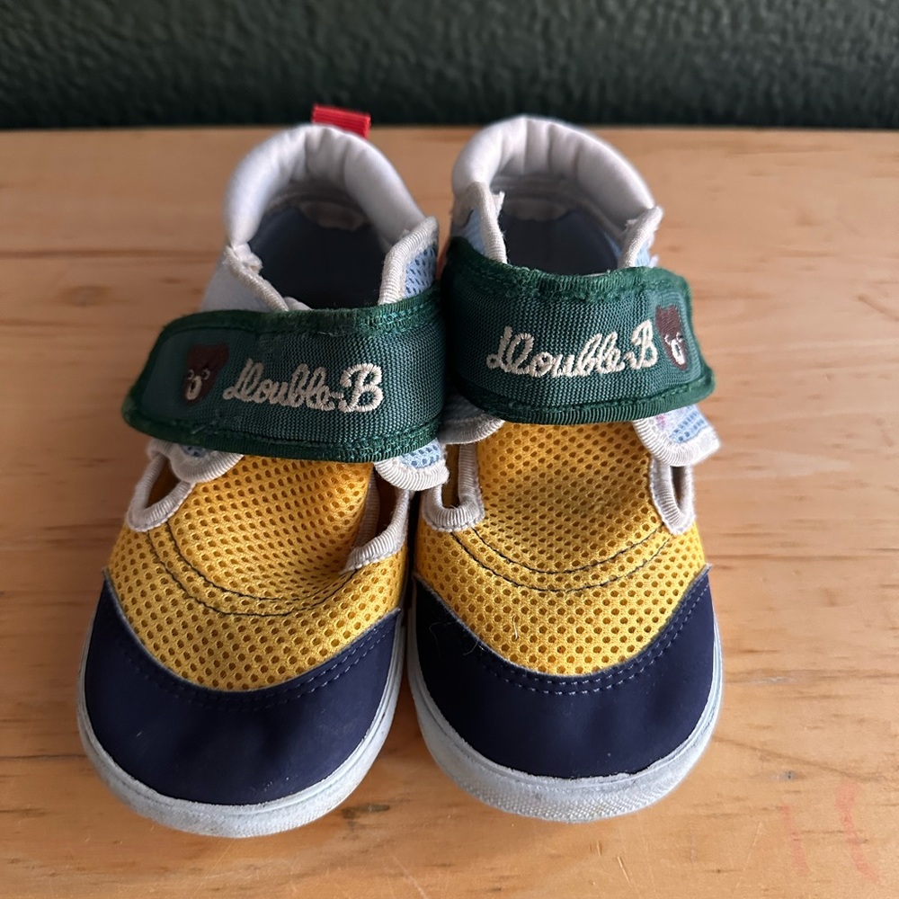 Kids Sneakers - Yellow and Blue